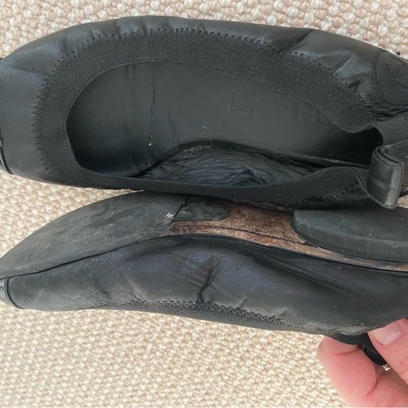 Chanel black ballerina leather flats 36 6 - Picture 7 of 7